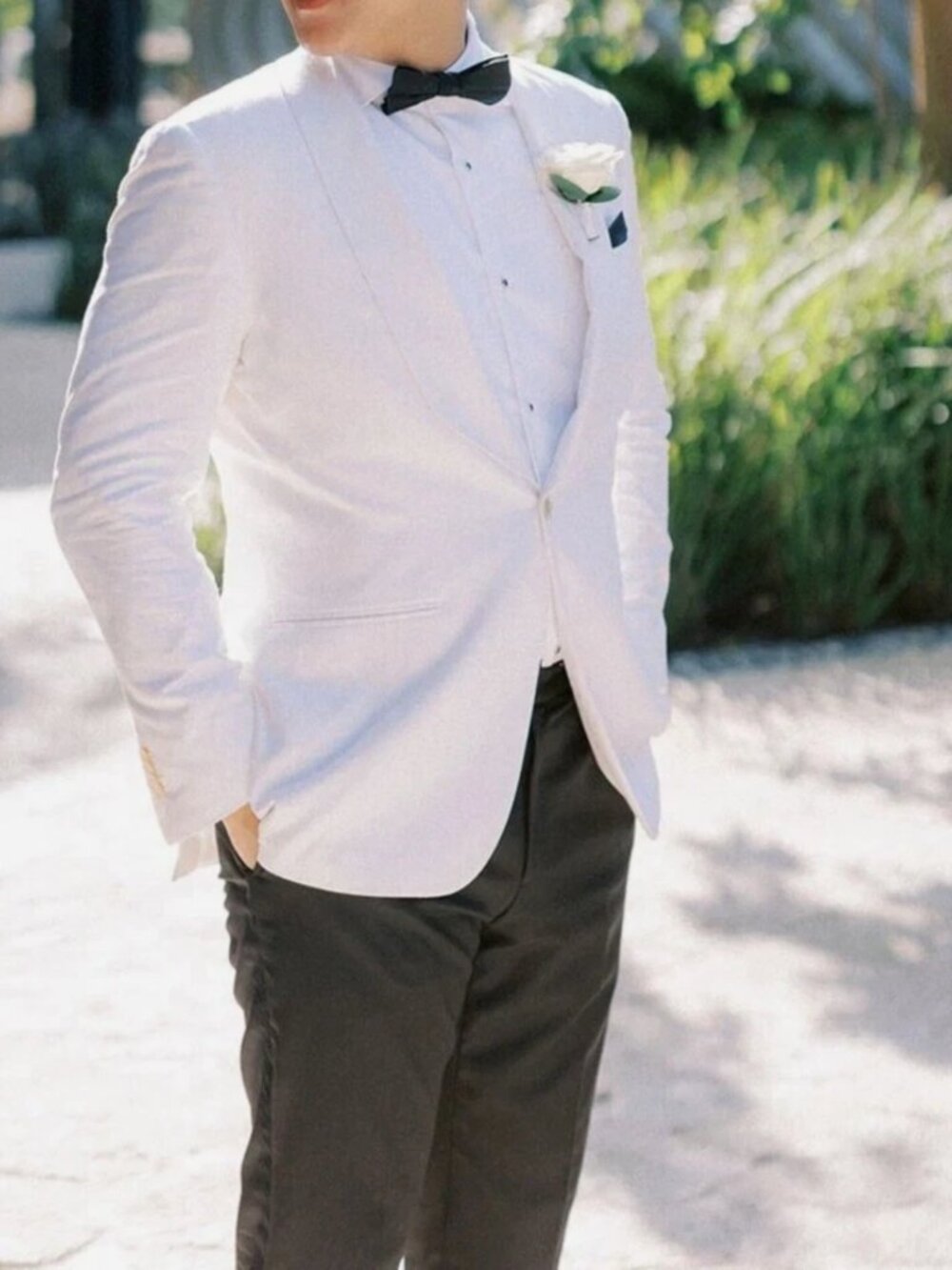 Suit Supply Off-White Tailored Fit Havana Dinner Wedding Jacket. Retail $749